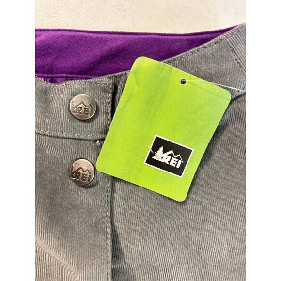 REI Girls' Quinn Quilted lined Cord Skirt Porpoise/Plum M 10 12 NWT - Picture 4 of 5